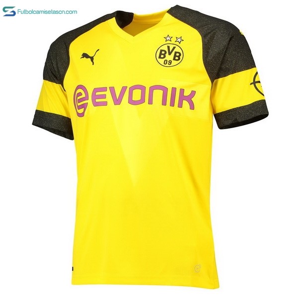 Tailandia Camiseta Borussia Dortmund 1ª 2018/19 Amarillo